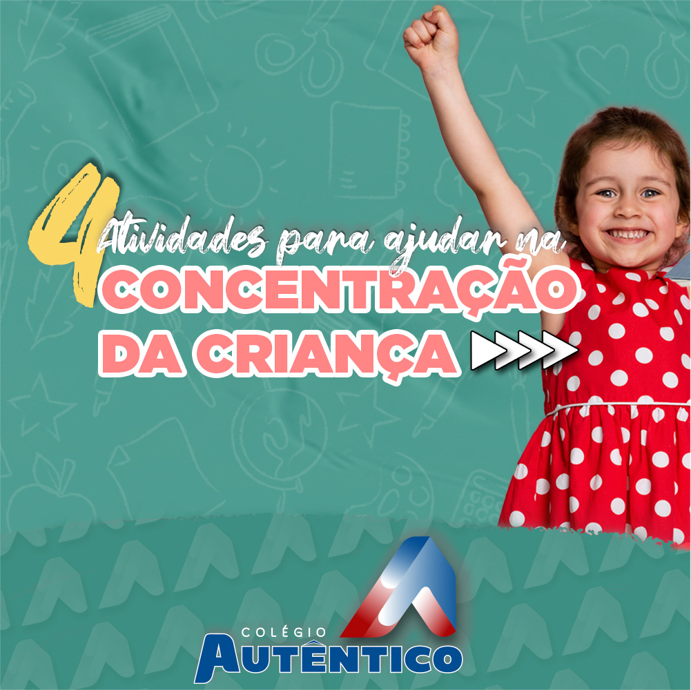 Concentração das crianças: 9 atividades para ajudar a aprimorar!